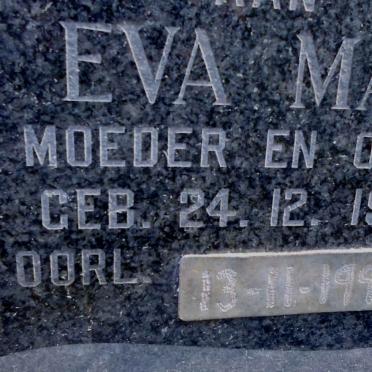OOSTHUIZEN Eva May 1927-1997