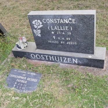 OOSTHUIZEN Constance 1929-1989 :: OOSTHUIZEN Christopher George Patrick 1972-1995