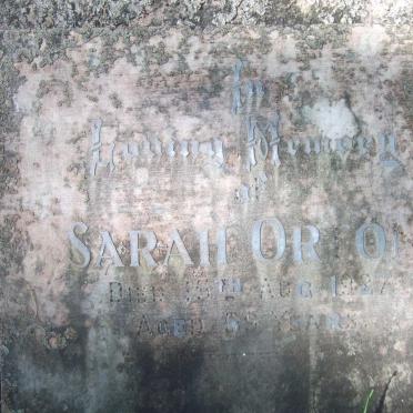 ORTON Sarah -1927