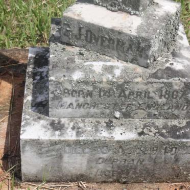 OVERMAN G. J. 1867-1940