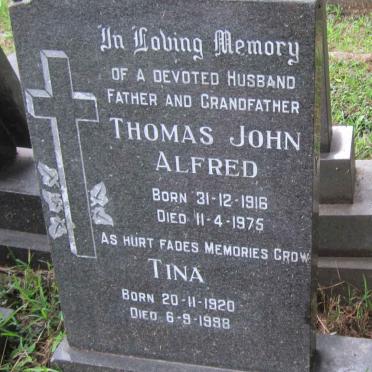 OWEN Thomas John Alfred 1916-1975 &amp; Catherine Elizabeth Cecelia 1920-1998