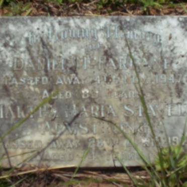 PARLANE Daniel M. -1947 :: ARMSTRONG Martha Maria Stavely -1971