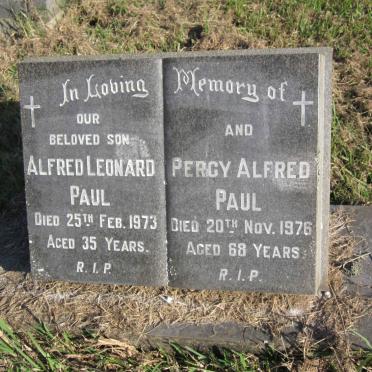 PAUL Alfred Leonard -1973 :: PAUL Percy Alfred -1976