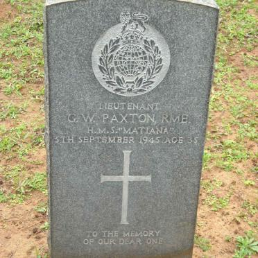 PAXTON G.W. -1945