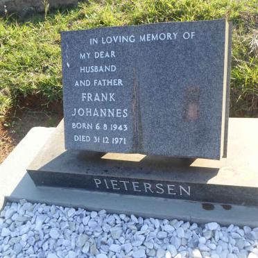 PIETERSEN Frank Johannes 1943-1971