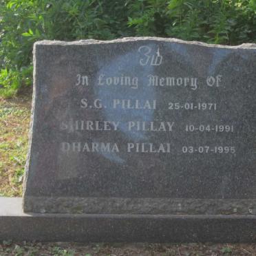 PILLAI S.G. -1971 :: PILLAY Shirley -1991 :: PILLAI Dharma -1995