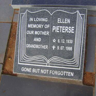 PIETERSE David Jacobus -1964 :: PIETERSE Christopher David 1955-2014 :: PIETERSE Dirkie Elizabeth Johanna 1929-1943