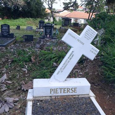 PIETERSE Vivian F. 1934-2010