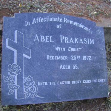 PRAKASIM Abel -1972
