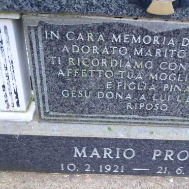 PROTA Mario 1921-1989 