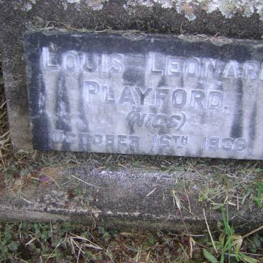 PLAYFORD Louis Leonard -1936