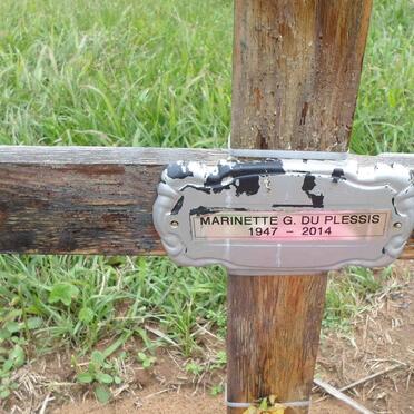 PLESSIS Marinette G., du 1947-2014