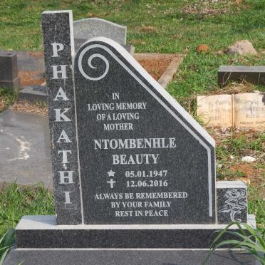 PHAKATHI Notombenhle Beauty 1947-2016