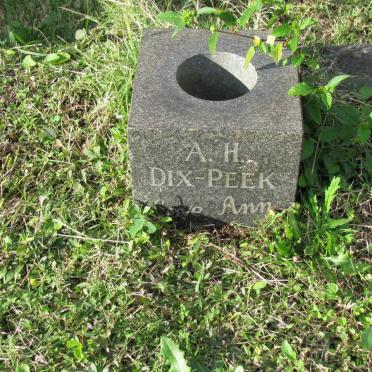 PEEK A.H., Dix