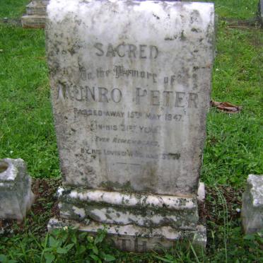 PETER Munro -1947