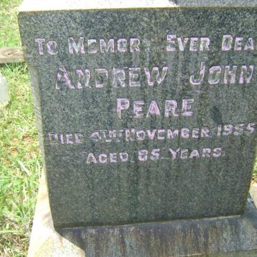 PEARE Andrew John -1955
