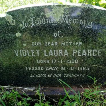 PEARCE Violet Laura 1900-1965