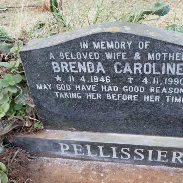 PELLISSIER Brenda Caroline 1946-1990