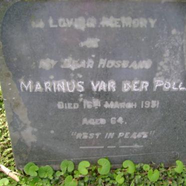 POLL Marinus, van der -1951