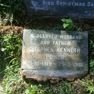 POWER William Michael 1891-1952 &amp; Ethel Elizabeth 1893-1951 :: POWER Stephen Kenneth 1919-1981
