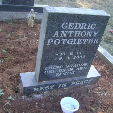 POTGIETER Reggie 1939-1993 :: POTGIETER Cedric Anthony 1961-2000
