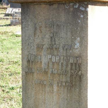 PORTWOOD John -1924