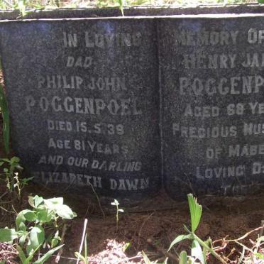 POGGENPOEL Philip John -1939 &amp; Elizabeth Dawn :: POGGENPOEL Henry James