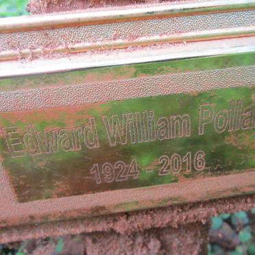 POLLARD Edward William 1924-2016 