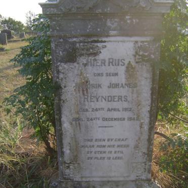 REYNDERS Hendrik Johannes 1912-1942