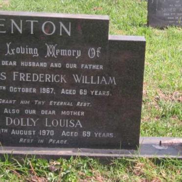 RENTON James Frederick William -1967 &amp; Dolly Louisa -1970 :: RENTON Moses Michael -1981 &amp; Wendy May Cynthia -1999