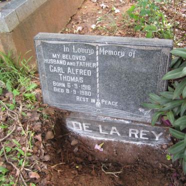 REY Carl Alfred Thomas, de la 1916-1980