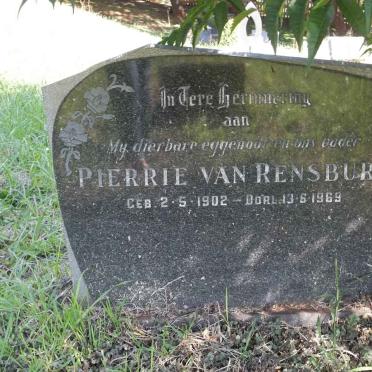 RENSBURG Pierrie, van 1902-1969