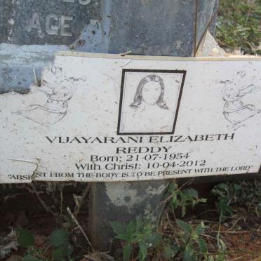 REDDY Vijayarani Elizabeth 1954-2012