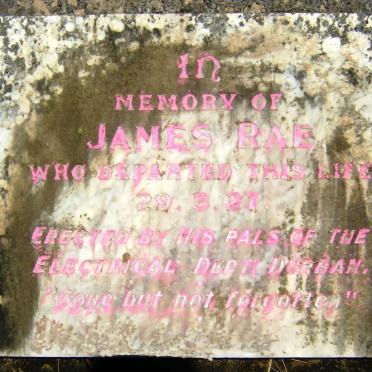 RAE James -1927