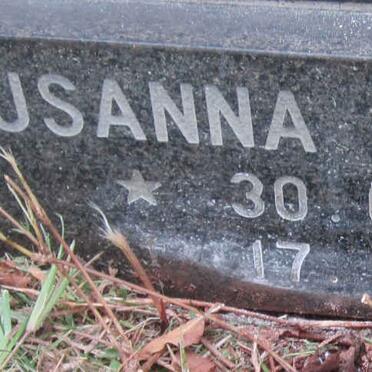 RAUTENBACH Susanna Hendrina 1923-1988