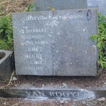 ROOYEN James Henry, van 1898-1971