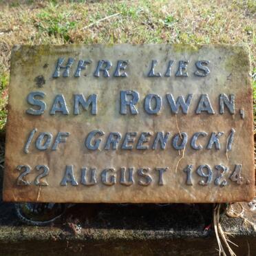 ROWAN Sam -1924