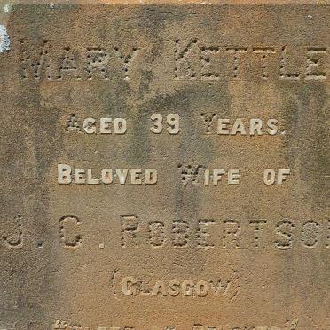 ROBERTSON Mary  Kettle -1917