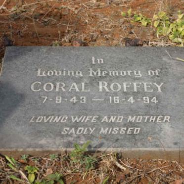ROFFEY Coral 1943-1994