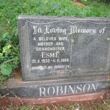 ROBINSON Esme 1932-1988