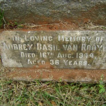 ROOYEN Aubrey Basil, van -1944