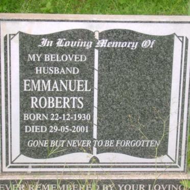 ROBERTS Emmanuel 1930-2001