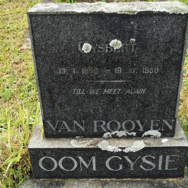 ROOYEN Gysbert, van 1886-1959
