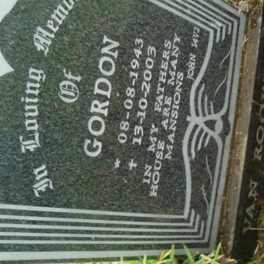 ROOYEN Gordon, van 1943-2003