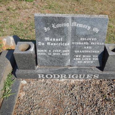 RODRIGUES Manuel Da Conceicao 1929-2002