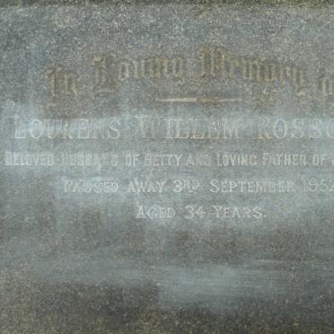 ROSSOUW Lourens Willem -1952
