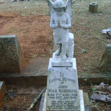 ROBINSON John Max 1938-1948