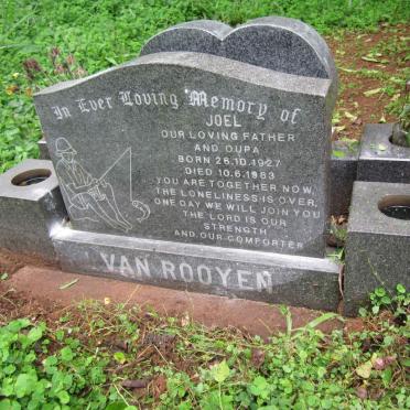 ROOYEN Joel, van 1927-1983