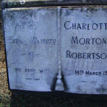 ROBERTSON Charlotte Morton -1955