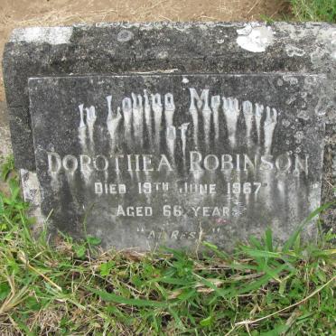 ROBINSON Dorothea -1967
